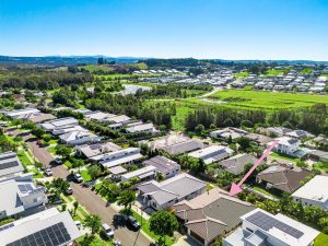 Lennox Property Agents _ 35 Fox Valley Way, Lennox Head_Aerial to west